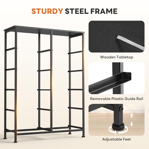 Adjustable legs on Sweetcrispy storage unit