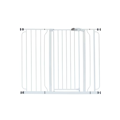 Regalo baby gate showing walk-through door