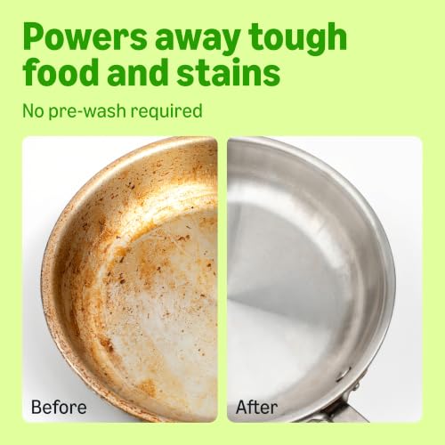 Amazon Basics Triple Action Dishwasher Pacs inside packaging view