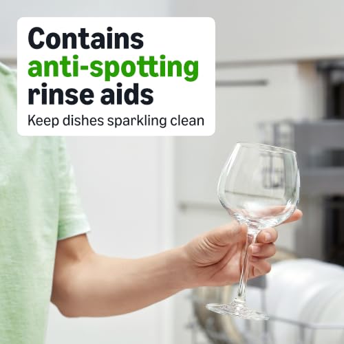 Amazon Basics Triple Action Dishwasher Pacs side angle view