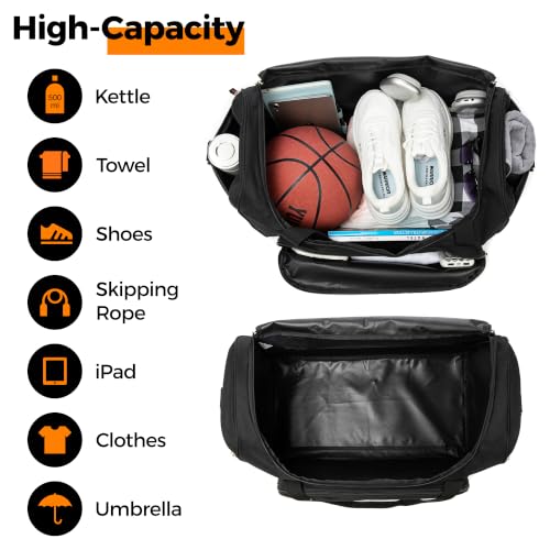 Uarition duffle bag showing main compartment