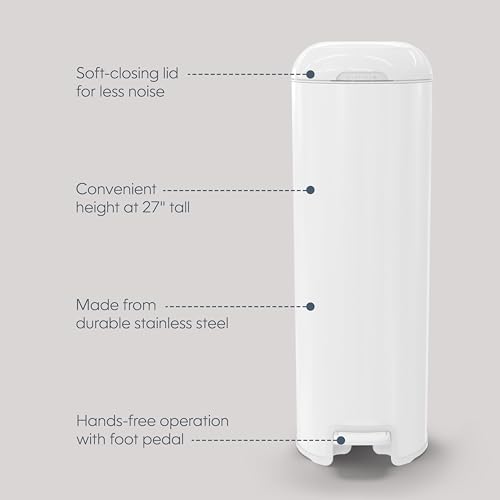 Diaper Genie Platinum Pail side profile