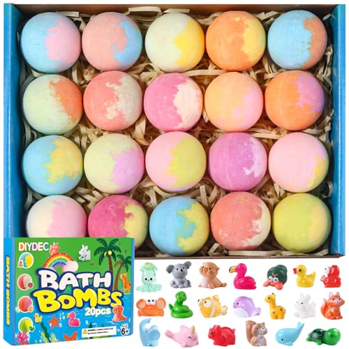 DIYDEC 20pcs bath bomb set box