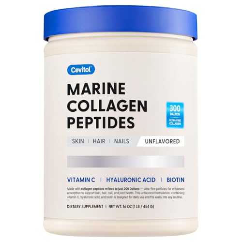 Cevitol Marine Collagen Peptides 16oz tub