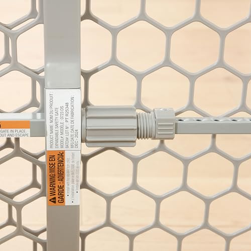 Instructional label on the Regalo baby gate
