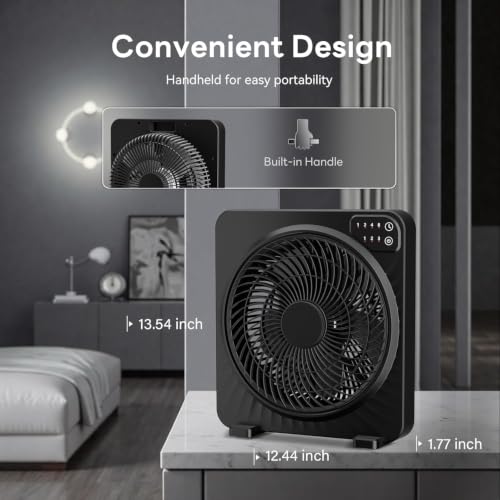 Side profile of PNTCK 3-speed cooling fan