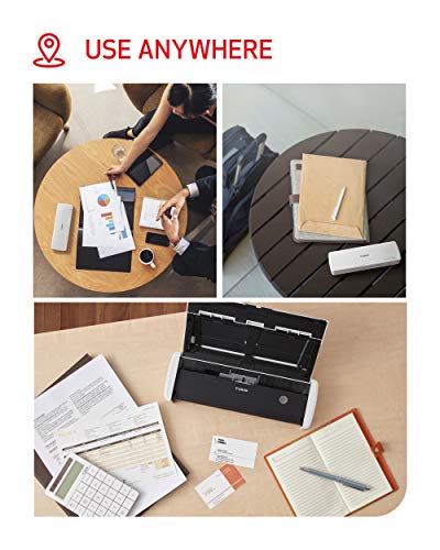 Compact Canon imageFORMULA R10 scanner design