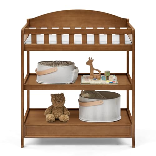 Side profile of Delta Children changing table
