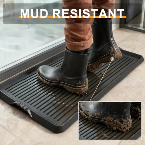 Vintage pattern on boot mat