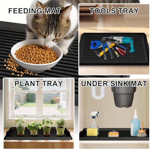 Black indoor outdoor boot tray