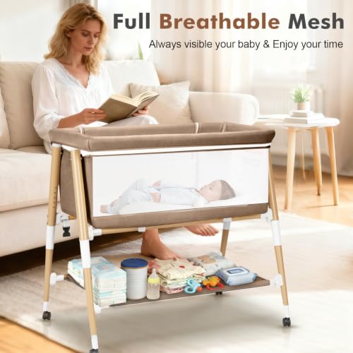 JevrJeur bedside sleeper folded in carry bag