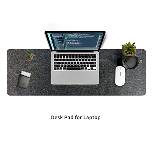 Minimalist workspace with DAWNTREES mat