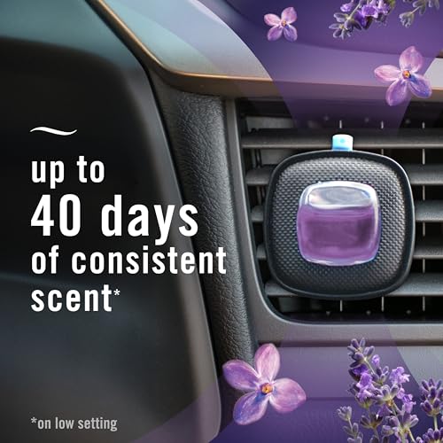 Febreze Car Vent Clip installed in car air vent