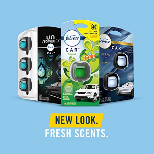 Febreze Car Vent Clip product label and details