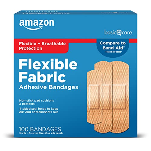 Basic Care Flexible Fabric Adhesive Bandages box