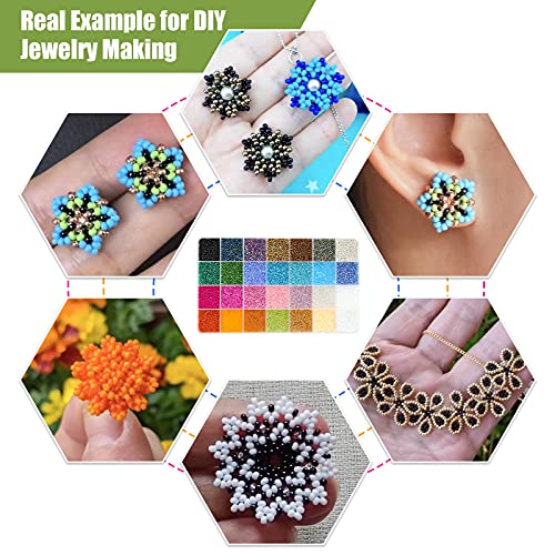 Jewelry making tools and Ybxjges seed beads