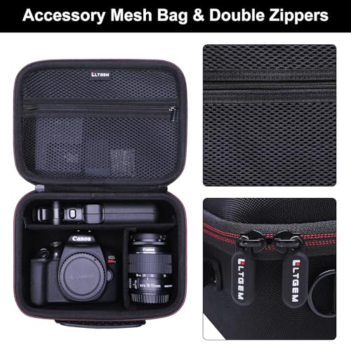 Side view of the L LTGEM camera case with shoulder strap