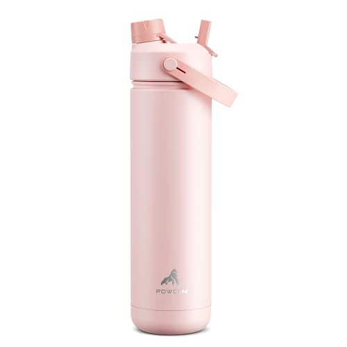 POWCAN 26 oz Insulated Water Bottle in Cotton Candy