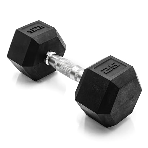 CAP Barbell 25 lb hex dumbbell profile view