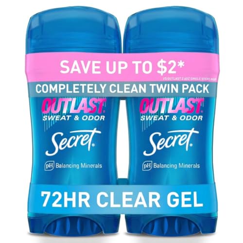 Secret Outlast Antiperspirant Clear Gel front view