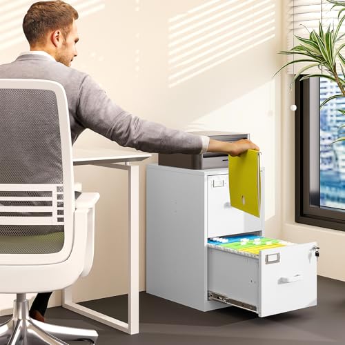BYNSOE File Cabinet with Lock