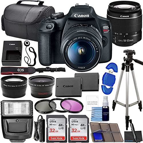 Canon EOS Rebel T7 camera body front view