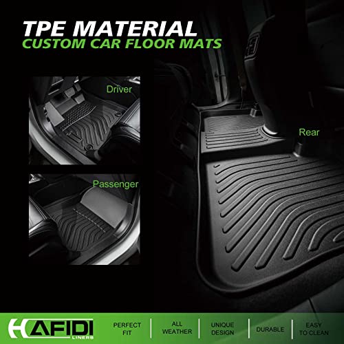 Full set of HAFIDI TPE car floor liners