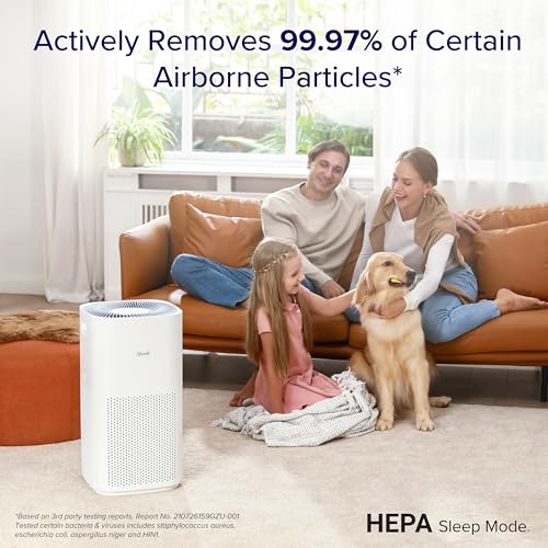 Levoit air purifier white finish