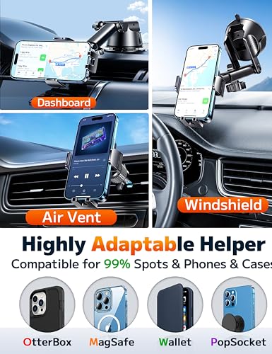 Air vent clip attachment