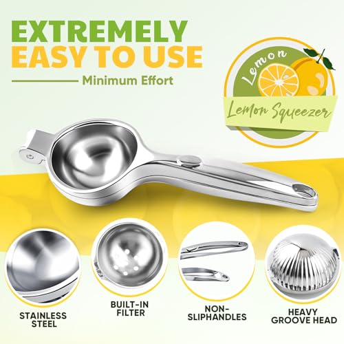 PUPTILY silver hand juicer open position