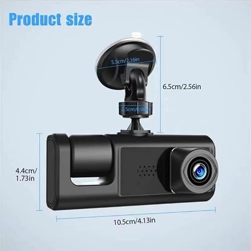Full dash cam set including interior camera