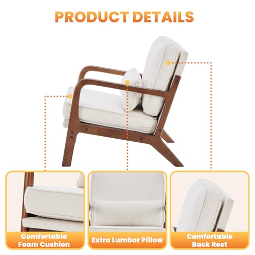Top view of DUMOS Mid Century Modern chair seat