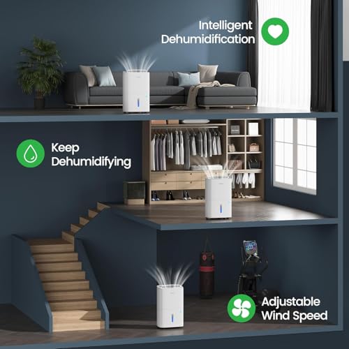 Automatic air swing vents on the Waykar dehumidifier
