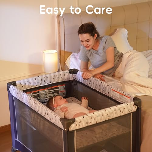 Folded Pamo Babe playard in carry bag