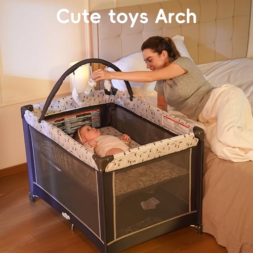 Assembled P901 travel playard view