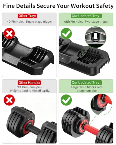 Athlete using Fit Sir adjustable dumbbells