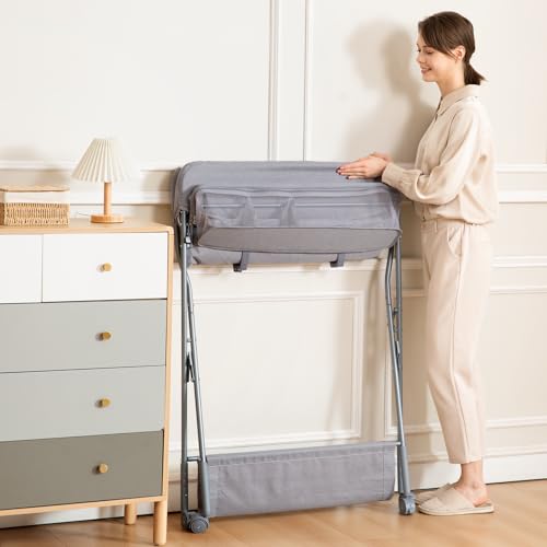 Maydolly baby changing table folded for storage