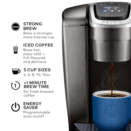 Keurig K-Elite side profile with water reservoir