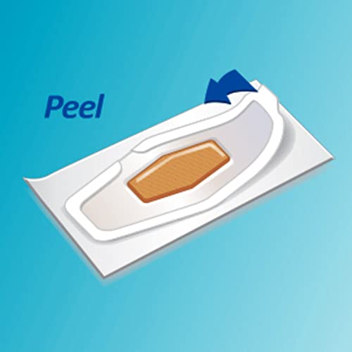 Nexcare bandage on a knee