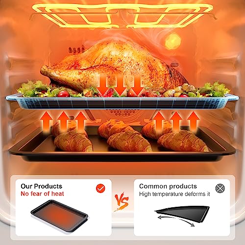 HONGBAKE baking sheet set stacked for storage