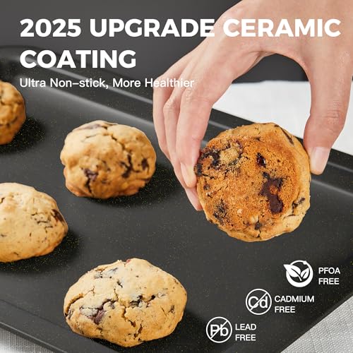 HONGBAKE baking sheet pan wide grip edge detail