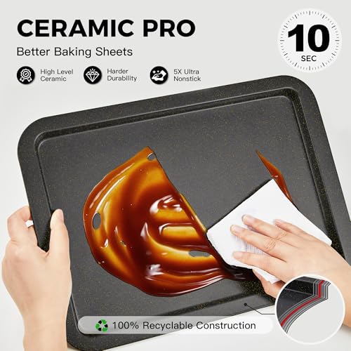 HONGBAKE baking sheet pans in oven setting