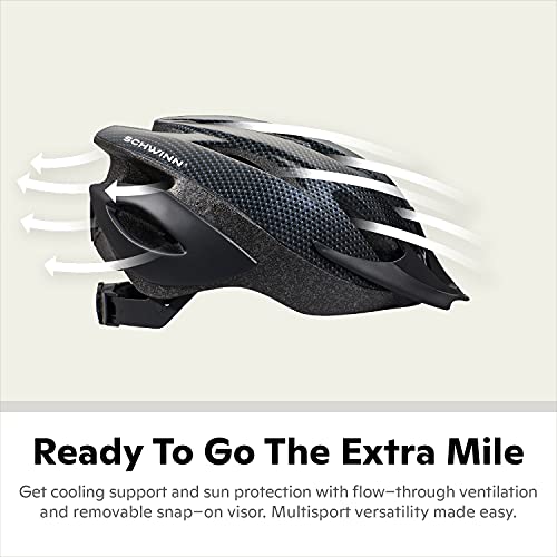 Side profile of Schwinn Thrasher bike helmet