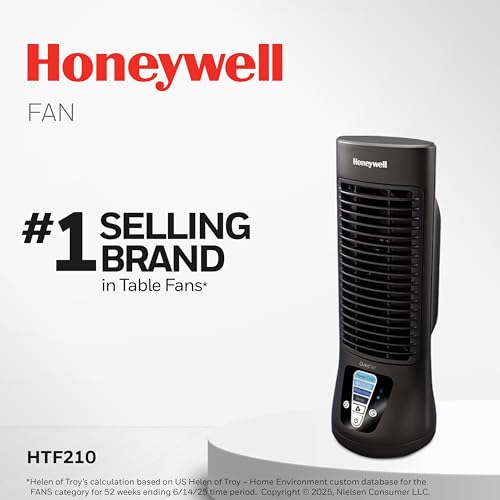 Front view of Honeywell personal oscillating fan