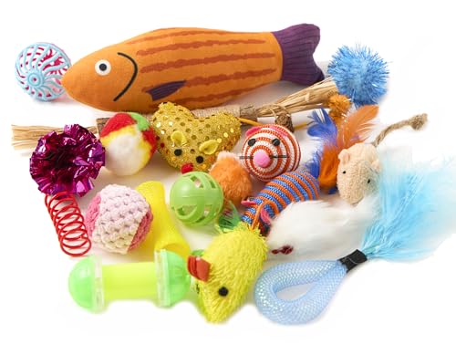 Full 20-pack cat toy set