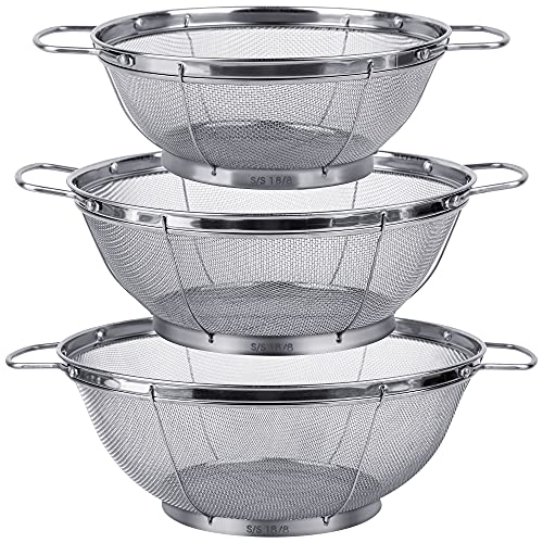 Tiawudi stainless steel colander set