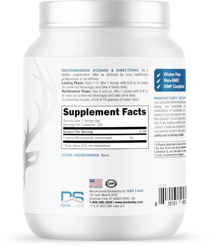 Bucked Up Micronized Creatine 600g tub view