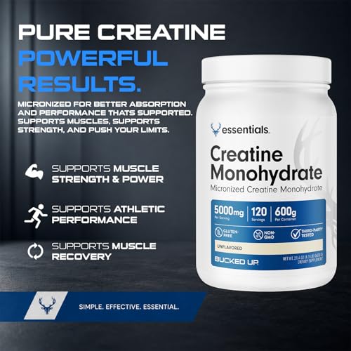 Bucked Up Creatine nutritional information label