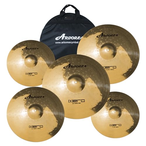 Arborea AHC 5-piece cymbal pack front view
