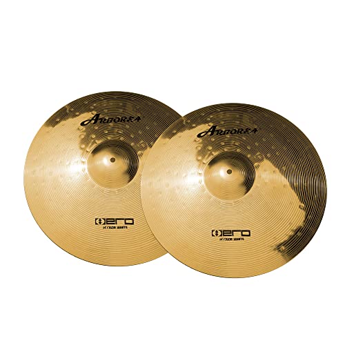 14-inch Arborea hi-hats in Hero-Golden finish
